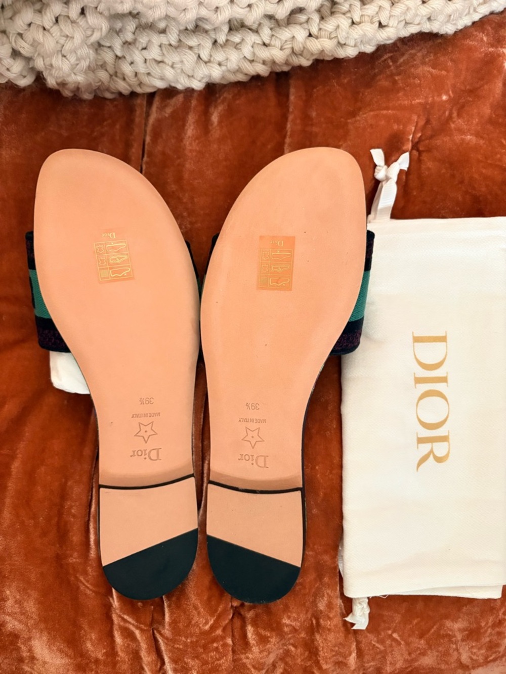 NWT Dior Dway Sandals in Jungle Print Size 39.5 or 9 - Picture 2 of 4